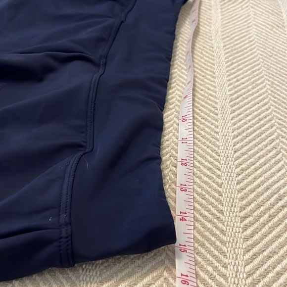 Geometric Patterned Tankini Top with Solid Navy Bottoms - Picture 13 of 15